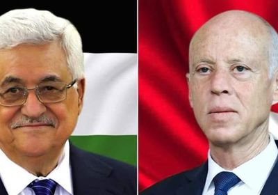 الرئيس التونسي ونظيره الفلسطيني يبحثان آخر التطورات السياسية