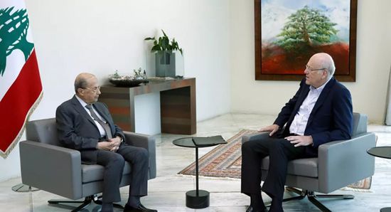 ميقاتي يلتقي بعون في قصر بعبدا