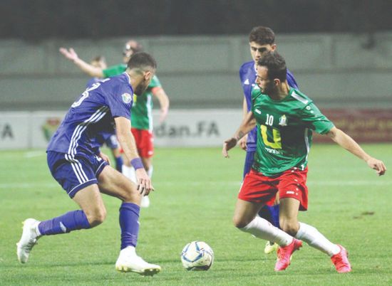 الرمثا يوقف تقدم الوحدات الأردني بثلاثية مثيرة