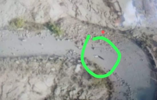 انفجار لغم حوثي بجبهة ثرة