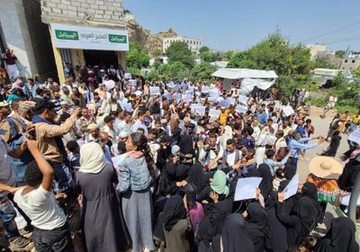 إبادة أسرة الحرق تشعل احتجاجات على إخوان تعز