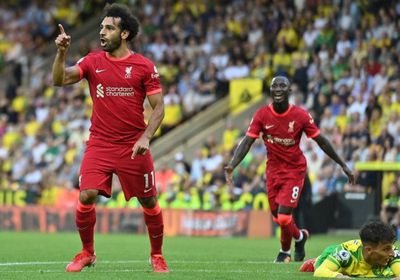  صلاح يقود ليفربول إلى فوز كبير على نوريتش