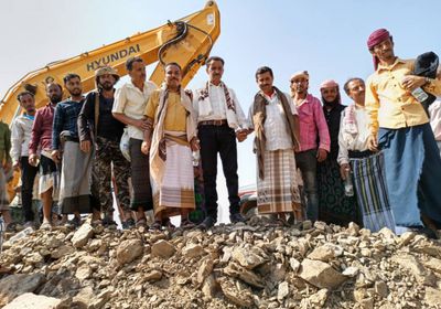 إنجاز مرحلة من مشروع طريق درات بحالمين