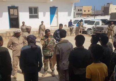 قيادي عسكري يتفقد مركز شرطة الشامل حديبو