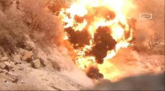 تفجير مخلفات حرب شرقي العاصمة عدن