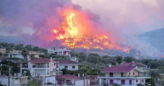 لليوم الثاني.. استمرار اشتعال حرائق الغابات غرب اليونان