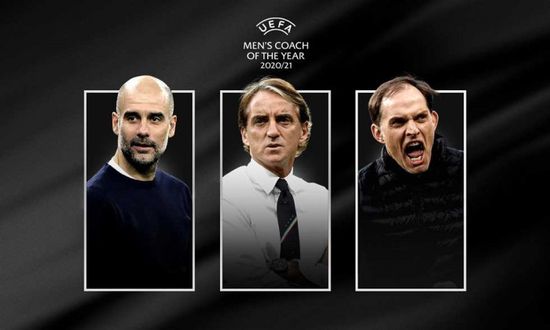 ترشيح مانشيني وجوارديولا وتوخيل لـ"أفضل مدرب" في أوروبا