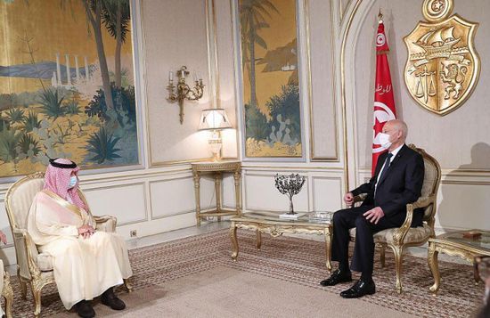 الرئيس التونسي يستقبل وزير الدولة للشؤون الأفريقية السعودي