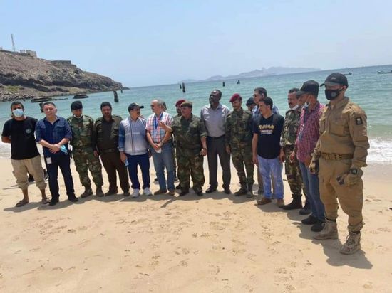 أمن عدن يصطحب وفدًا أمميًا بجولة في الأحياء