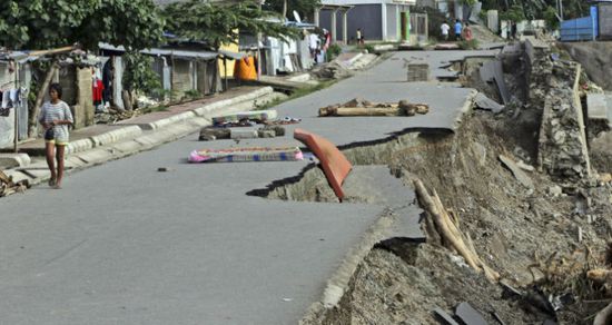 زلزال مدمر يضرب جزر ساندويتش بالمحيط الأطلسي