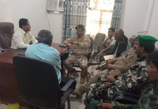 "انتقالي أبين" يبحث خطة تأمين دلتا المحافظة