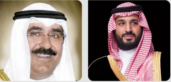بن سلمان يعزي ولي عهد الكويت في وفاة الشيخ مشعل الصباح