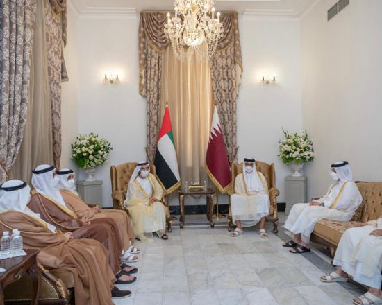 محمد بن راشد يلتقي أمير قطر على هامش قمة بغداد (تفاصيل)