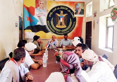 انتقالي الضالع يطلع على معاناة أهالي حجر