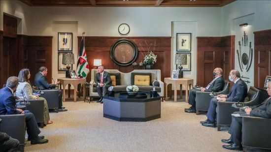 العاهل الأردني يستقبل رئيس الحكومة الليبية