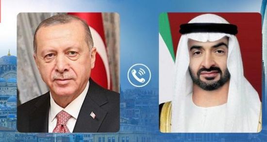َولي عهد أبوظبي والرئيس التركي يبحثان عددا من القضايا المشتركة