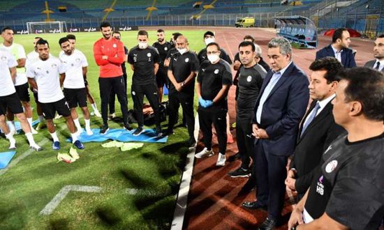 وزير الرياضة يزور معسكر منتخب مصر لتصفيات المونديال