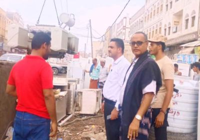 محول جديد يعيد الكهرباء لأحياء ردفان