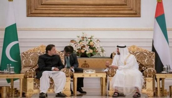 ولي عهد أبو ظبي ورئيس وزراء باكستان يبحثان أوجه العلاقات الثنائية