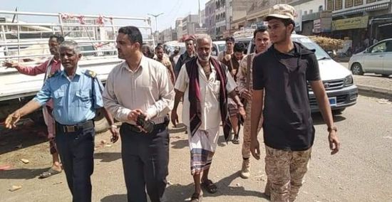 رفع الإشغالات من شوارع ردفان