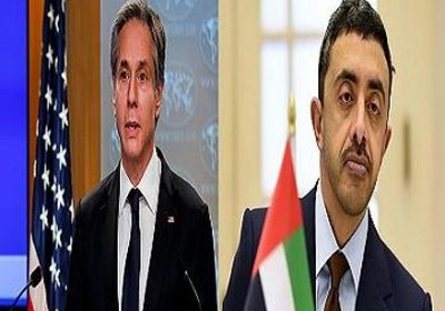وزيرا خارجية الإمارات وأمريكا يبحثان القضايا المشتركة