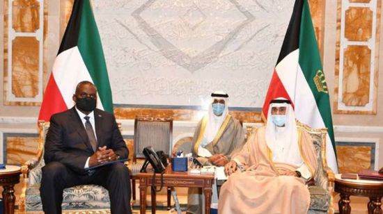 تفاصيل لقاء أمير الكويت ووزير الدفاع الأمريكي