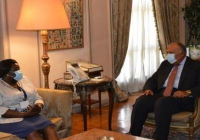 وزير الخارجية المصري يبحث مع نظيرته بجنوب السودان سبل التعاون