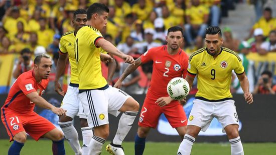 بالثلاثية.. كولومبيا تتغلب على تشيلي 