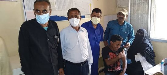 "انتقالي ردفان" يتابع سير عملية التحصين ضد كورونا