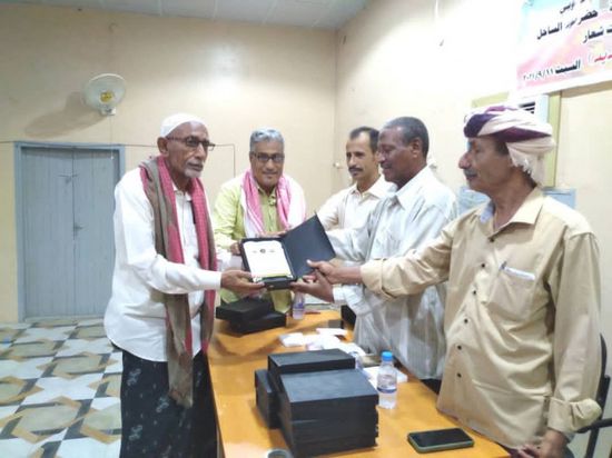 تكريم رواد الحركة الثقافية في "انتقالي حضرموت"