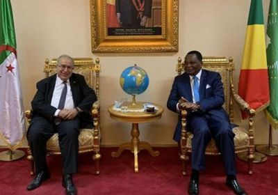 رئيس الكونغو ووزير الخارجية الجزائري يبحثان علاقات التعاون بين البلدين