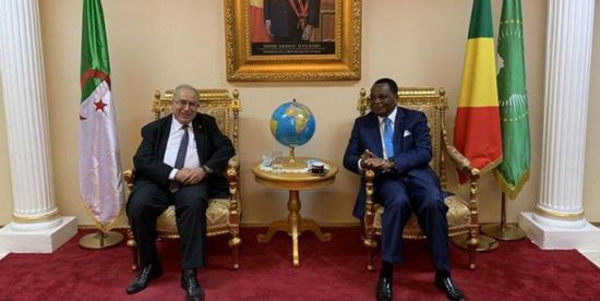 رئيس الكونغو ووزير الخارجية الجزائري يبحثان علاقات التعاون بين البلدين