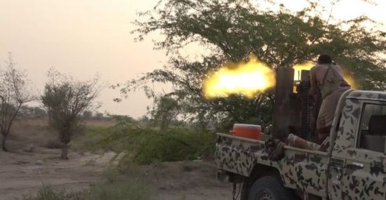 القوات المشتركة تتصدى لتحركات حوثية عدائية في حيس