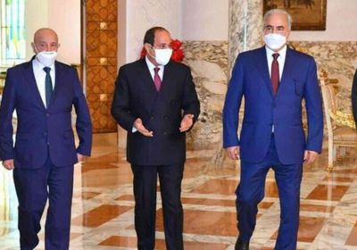 مصر: السيسي يجتمع مع حفتر وعقيلة صالح