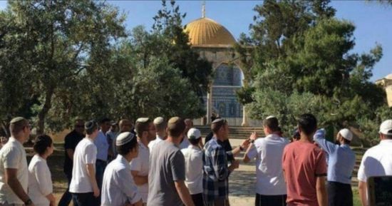  مستوطنون يهود يقتحمون المسجد الأقصى