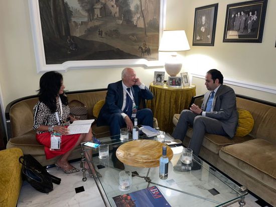 أمين عام الأخوة الإنسانية وممثل الأمم المتحدة لتحالف الحضارات يبحثان سبل التعاون المشترك