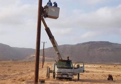 إنجاز 85% من مشروع الشبكة الهوائية بمدينة زايد 1