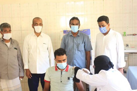 حملة للتحصين ضد كورونا في الشحر