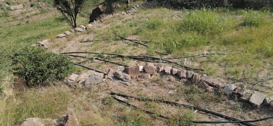 سرقة كابلات الهاتف الأرضي في رصد