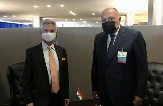  وزير الخارجية المصري يبحث مع نظيره الهندي القضايا المشتركة