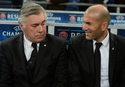 أنشيلوتي: إنجاز زيدان مع ريال مدريد لن يتكرر