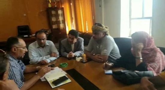 "انتقالي خورمكسر" والسلطة المحلية يبحثان ملف الإيرادات