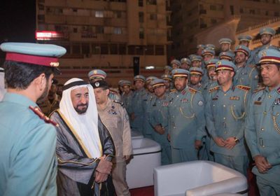  حاكم الشارقة يقرر: 17500 درهم حد أدنى لرواتب الشرطة