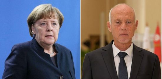 تفاصيل الاتصال الهاتفي بين قيس وميركل