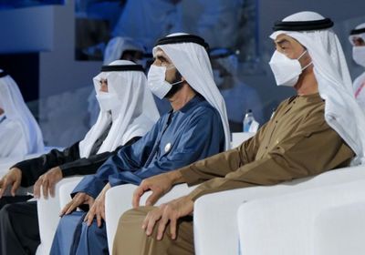  ولي عهد أبو ظبي وحاكم دبي يشهدان حفل افتتاح اكسبو دبي  (صور)