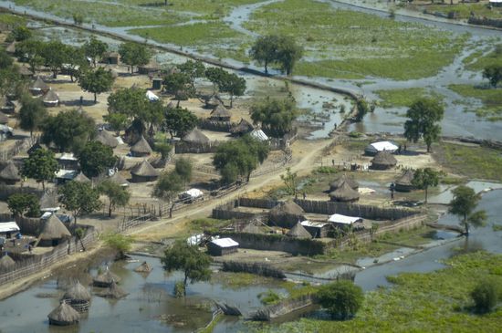 مصرع 20 شخصًا في فيضانات بجنوب السودان