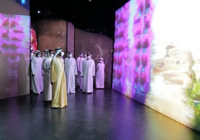  محمد بن راشد: جناح الإمارات في إكسبو تحفة معمارية