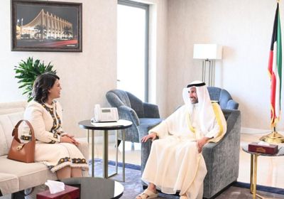 الغانم والمنقوش يبحثان القضايا المشتركة بين الكويت وليبيا