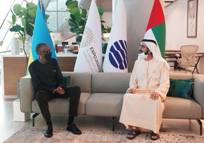 على هامش إكسبو.. محمد بن راشد يلتقي الرئيس الرواندي