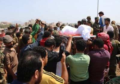 تشيع جثمان الشهيد بن عسكر ضحية إرهاب الإخوان